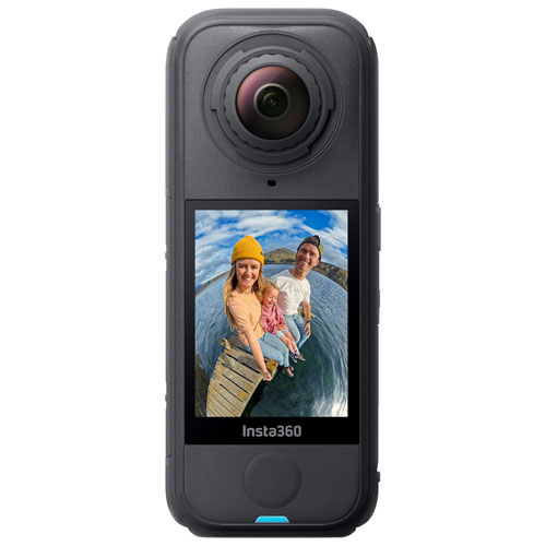 Ensemble avec caméra de sport étanche 8K 360° X4 Air d'Insta360 - Noir