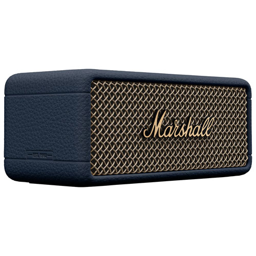 Haut-parleur sans fil Bluetooth étanche Emberton III de Marshall - Bleu minuit