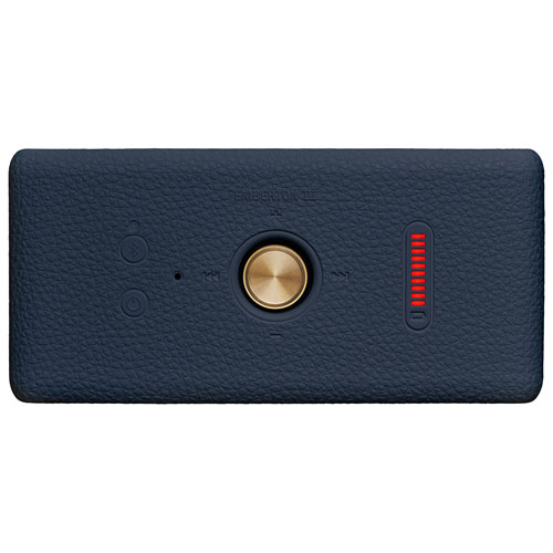 Haut-parleur sans fil Bluetooth étanche Emberton III de Marshall - Bleu minuit