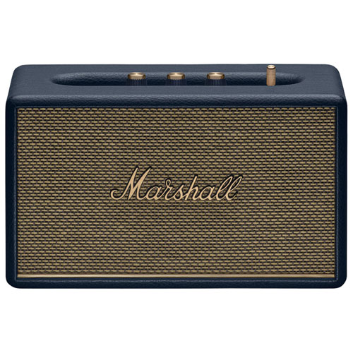Haut-parleur Bluetooth sans fil étanche Acton III de Marshall - Bleu minuit