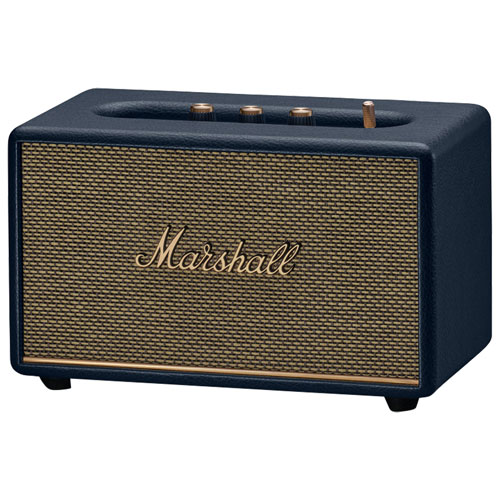 Haut-parleur Bluetooth sans fil étanche Acton III de Marshall - Bleu minuit