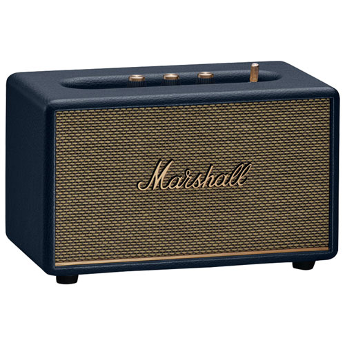Haut-parleur Bluetooth sans fil étanche Acton III de Marshall - Bleu minuit