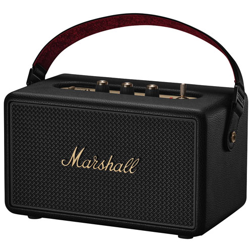 Haut-parleur sans fil Bluetooth étanche Kilburn III de Marshall - Noir et laiton