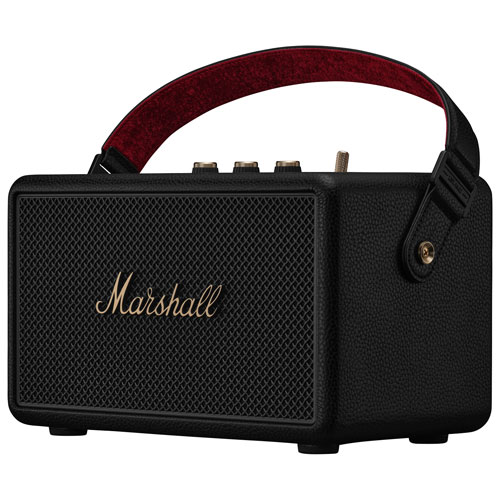 Haut-parleur sans fil Bluetooth étanche Kilburn III de Marshall - Noir et laiton
