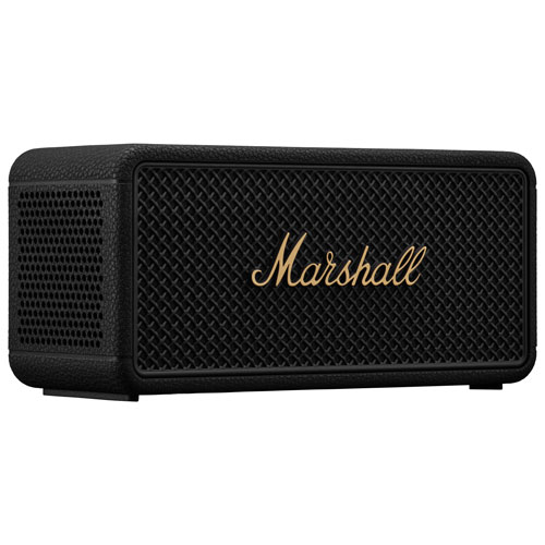 Haut-parleur sans fil Bluetooth étanche Middleton II de Marshall - Noir et laiton