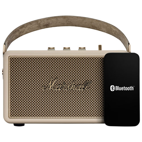 Haut-parleur sans fil Bluetooth étanche Kilburn III de Marshall - Crème