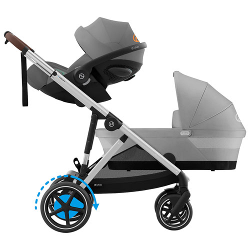 Lit pour poussettes Gazelle S et e-Gazelle S de Cybex - Gris pierre