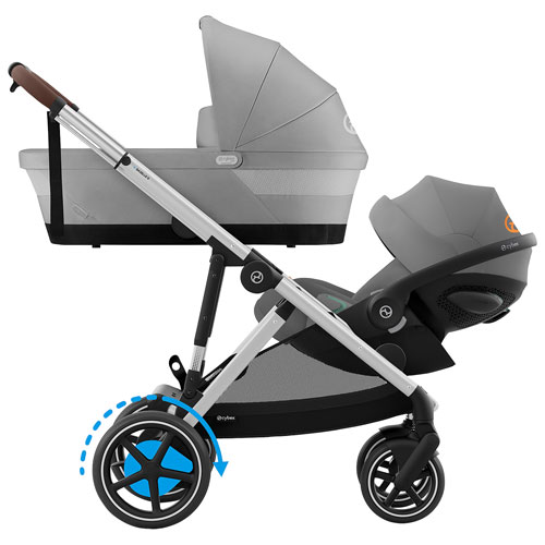 Lit pour poussettes Gazelle S et e-Gazelle S de Cybex - Gris pierre