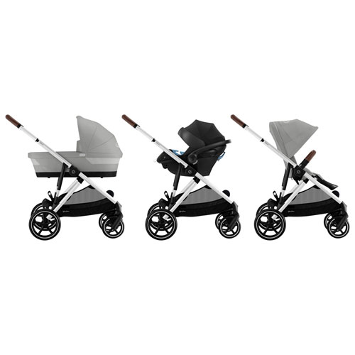 Poussette convertible pleine grandeur Gazelle S de Cybex - Gris pierre