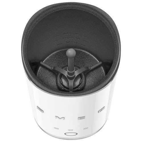 Mousseur à lait électrique Années 50 de Smeg - Blanc