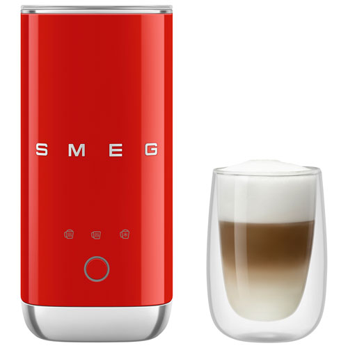 Mousseur à lait électrique Années 50 de Smeg - Rouge