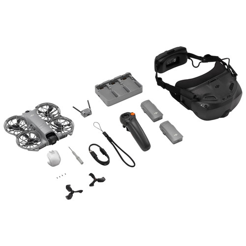 Ensemble Motion Fly More avec quadricoptère Neo 2, caméra, manette et casque N3 de DJI