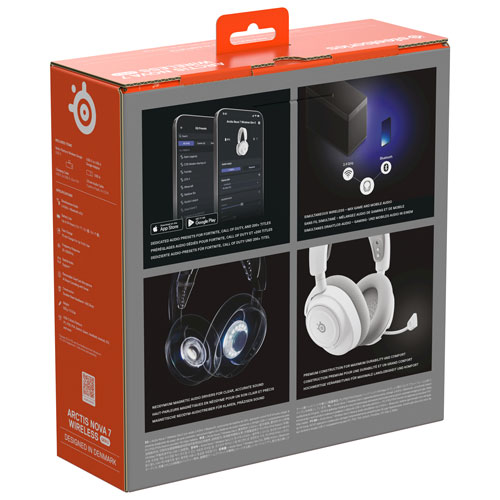 Casque de jeu sans fil Arctis Nova 7 de 2e génération de SteelSeries - Blanc