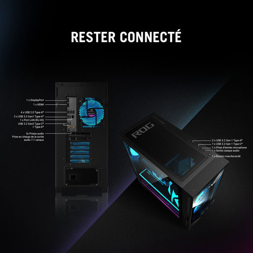 Ordinateur de jeu GM700 d'ASUS