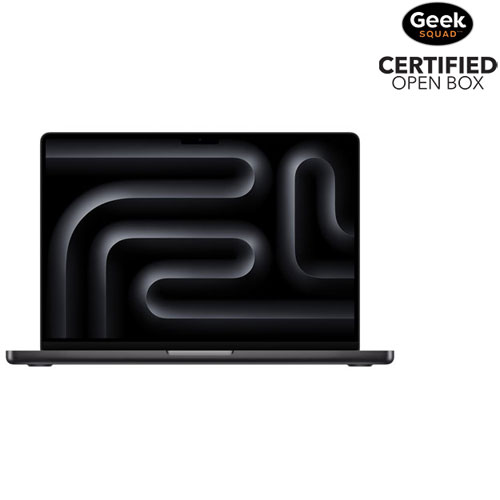 Boîte ouverte - MacBook Pro de 14 po d'Apple - Noir infini (M5 d'Apple/RAM 16 Go/SSD 512 Go) - Anglais