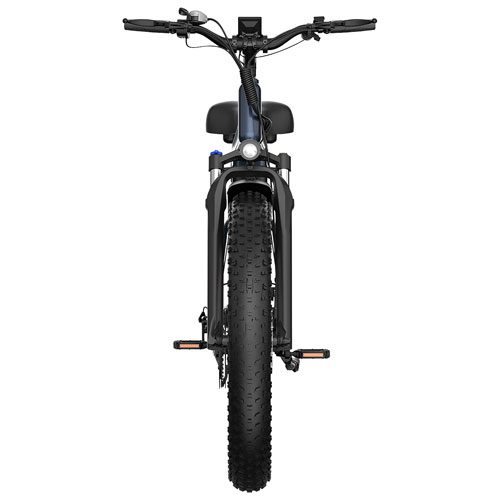 Blutron EB880S Electric Fat Tire City Bike - Interstellar Blue