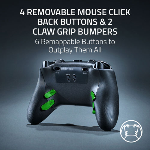 Manette sans fil Raiju V3 Pro de Razer pour PS5/PC - Noir