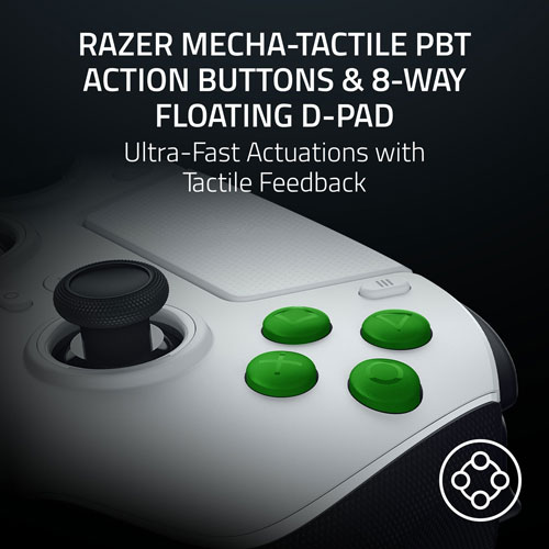 Razer Raiju V3 Pro Wireless Controller for PS5/PC - White