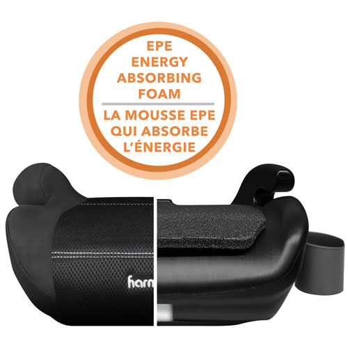 Siège rehausseur sans dossier Youth Booster Elite de Harmony - Noir - Ensemble de 2