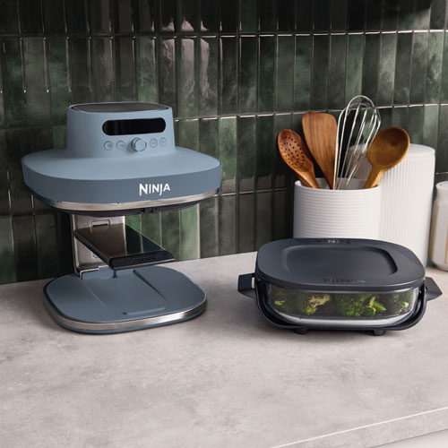 Friteuse à air chaud de comptoir en verre 6-en-1 Crispi Pro de Ninja - 5,7 l - Cyberespace
