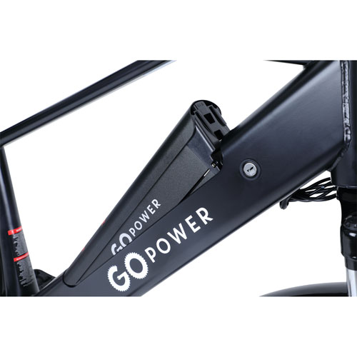 Vélo de ville électrique GoScout de GoPowerBike (moteur 500 W/autonomie jusqu'à 72 km/vitesse maximale 32 km/h) - Argenté