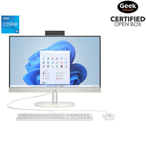 Open Box - HP 24" All-in-One PC - White
