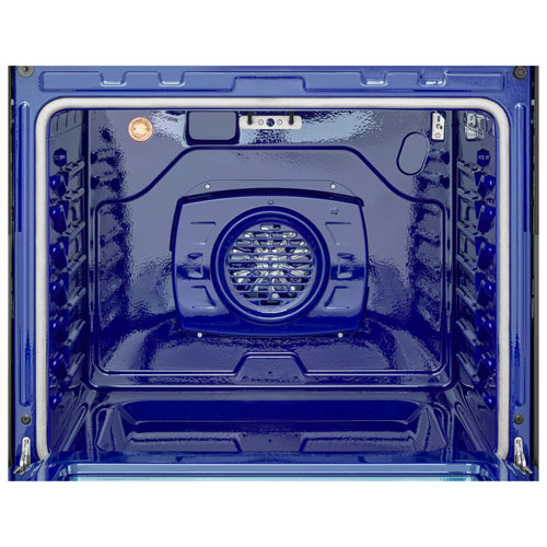 Cuisinière autonome à surface lisse avec convection véritable et friture à l'air 6,3 pi³ 30 po de LG - Acier inoxydable