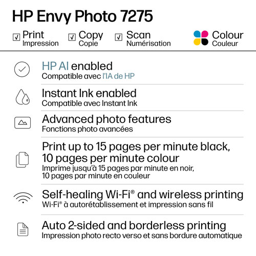 HP Envy Photo 7275 All-In-One Inkjet Printer