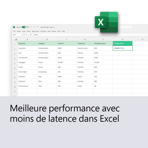 Microsoft Office Home 2024 & McAfee Total Protection (PC/Mac) - 1 User - 1 Device - Bilingual - Digital Download