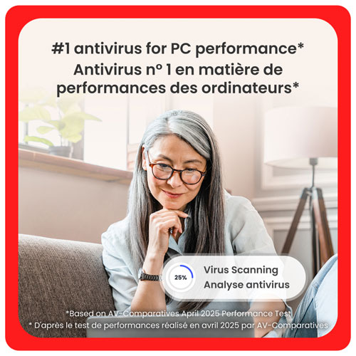 Microsoft 365 Personnel et McAfee Total Protection - 1 utilisateur - 1 appareil - Bilingue - Téléchargement numérique