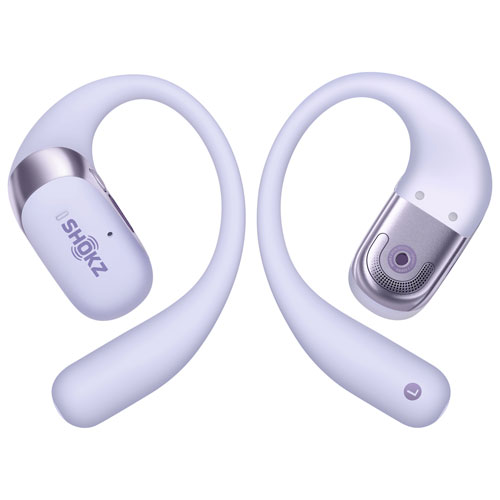 Shokz OpenFit 2+ Open-Ear True Wireless Headphones - Purple - Exclusive Retail Partner
