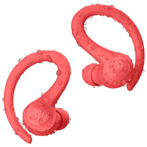 JLab GO Air Sport In-Ear True Wireless Earbuds - Coral - Only at Best Buy