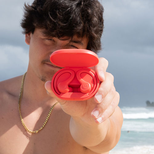JLab GO Air Sport In-Ear True Wireless Earbuds - Coral - Only at Best Buy