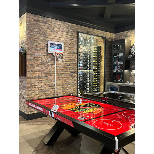 huupe Mini Classic Smart Basketball Hoop Game Console - White/Orange/Black