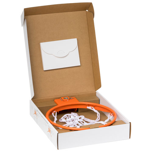 huupe Mini Basketball Net - White/Orange