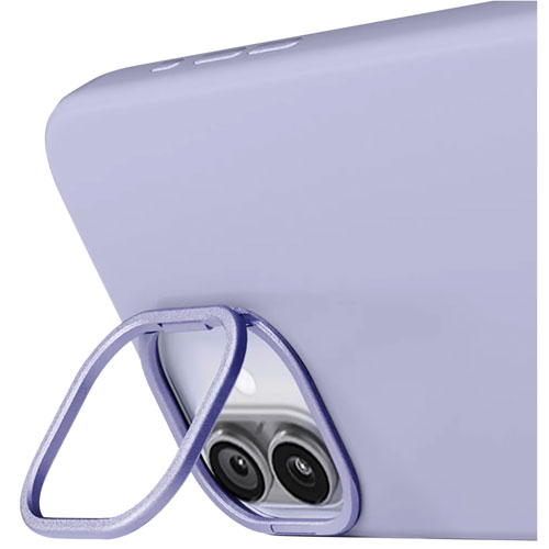 Étui en silicone Vibrance de LOGiiX avec MagSafe pour iPhone 17 - Lavande