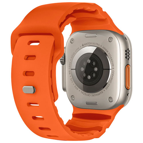 Bracelet Active Link de LOGiiX pour Apple Watch 44/45/46/49 mm - Orange