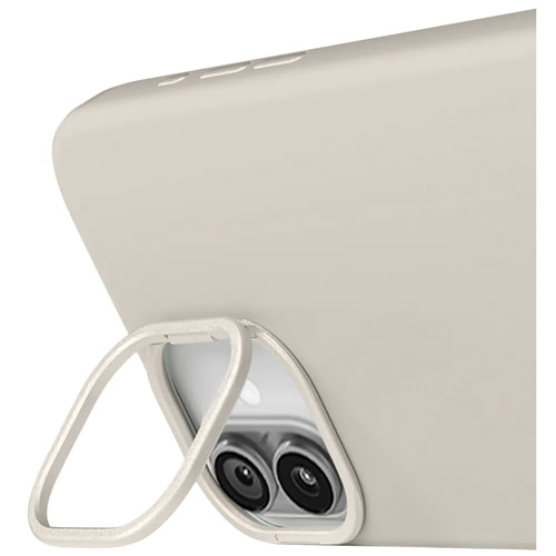 Étui en silicone Vibrance de LOGiiX avec MagSafe pour iPhone 17 - Sable