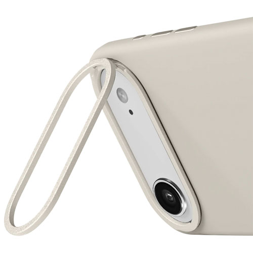 Étui en silicone Vibrance de LOGiiX avec MagSafe pour iPhone Air - Sable