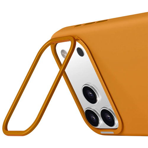 Étui en silicone Vibrance de LOGiiX avec MagSafe pour iPhone 17 Pro - Orange
