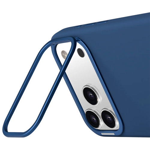 Étui en silicone Vibrance de LOGiiX avec MagSafe pour iPhone 17 Pro - Bleu minuit