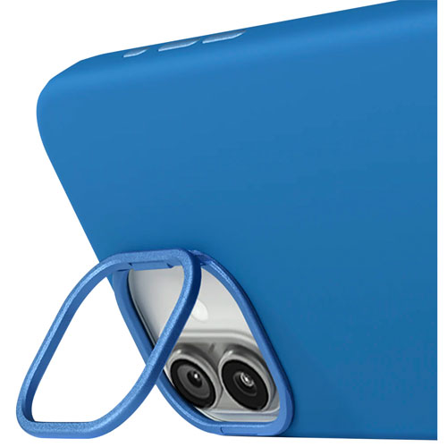 Étui en silicone Vibrance de LOGiiX avec MagSafe pour iPhone 17 - Bleuet