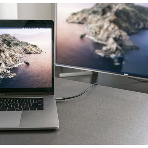 Câble tissé USB-C à HDMI de 3 m de LOGiiX (LGX-13937)