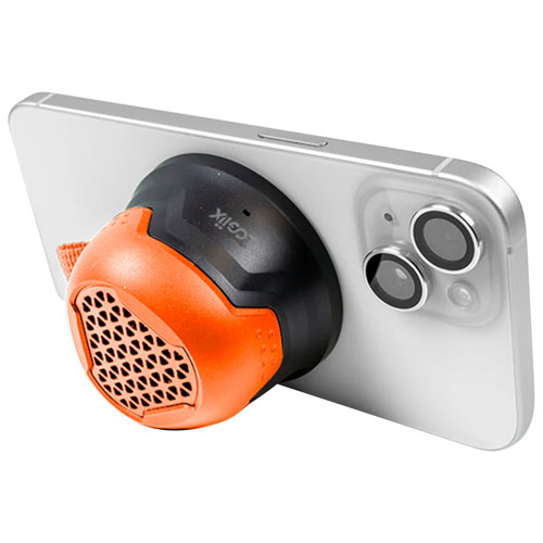 Haut-parleur sans fil Bluetooth Blue Piston Active de LOGiiX - Noir/Orange