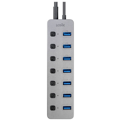 LOGiiX 7-Port USB-A Power Hub