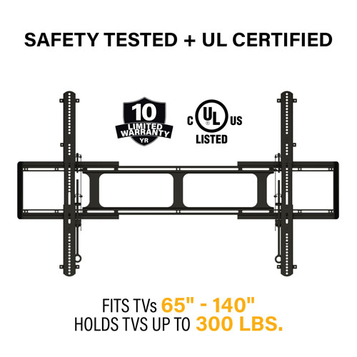 Support mural fixe Elite de SANUS pour téléviseur de 65 à 140 po