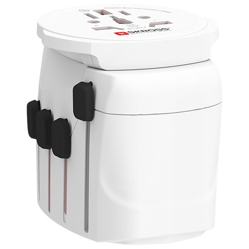 SKROSS Pro World Travel Adapter - White