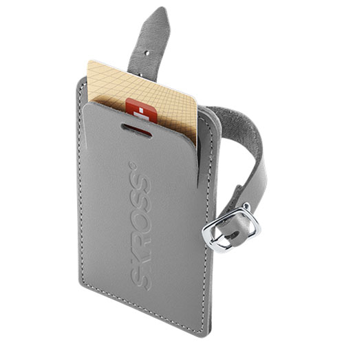 Étiquette d'identification de valise de SKROSS - Gris