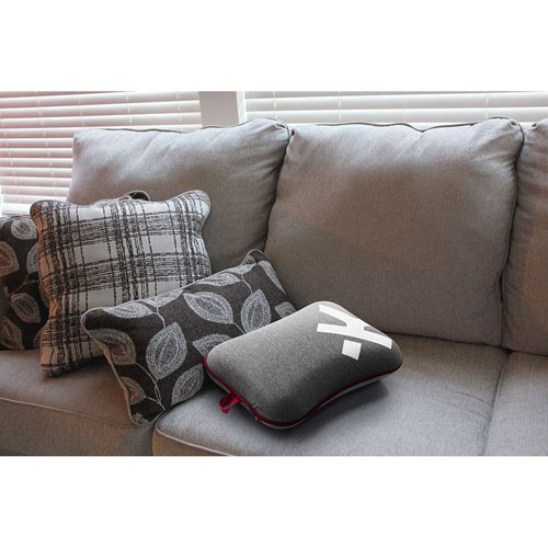 SKROSS Memory Foam Mini Travel Pillow - Dark Grey