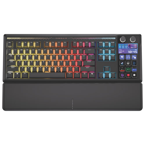 Corsair Galleon 100 SD Backlit Mechanical MLX Pulse Linear Mechanical Pre-Lubricated Gaming Keyboard with Stream Deck Buttons